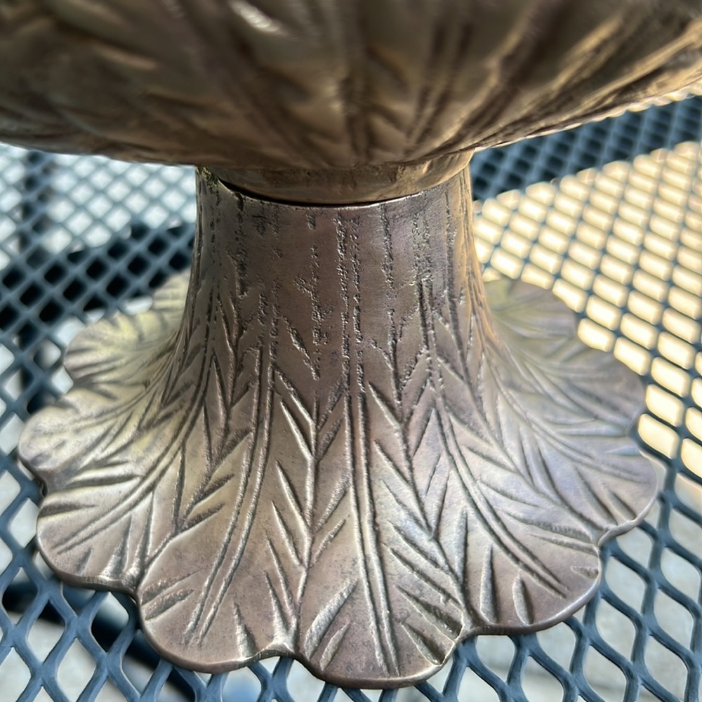MID-CENTURY BRASS DOUBLE SIDED SWAN CANDY DISH-VINTAGE - Picture 7 of 15